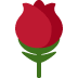 róża — emotka w stylu X (Twitter), Twemoji
