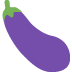 bakłażan — emotka w stylu X (Twitter), Twemoji