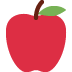 czerwone jabłko — emotka w stylu X (Twitter), Twemoji