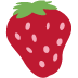 truskawka — emotka w stylu X (Twitter), Twemoji