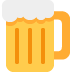kufel piwa — emotka w stylu X (Twitter), Twemoji
