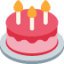 tort urodzinowy — emotka w stylu X (Twitter), Twemoji