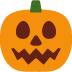 dynia na halloween — emotka w stylu X (Twitter), Twemoji