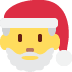 Święty Mikołaj — emotka w stylu X (Twitter), Twemoji