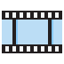 taśma filmowa — emotka w stylu X (Twitter), Twemoji