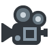 kamera filmowa — emotka w stylu X (Twitter), Twemoji