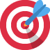 strzał w 10 — emotka w stylu X (Twitter), Twemoji
