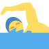 pływający mężczyzna — emotka w stylu X (Twitter), Twemoji