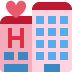 hotel miłości — emotka w stylu X (Twitter), Twemoji