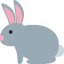 królik — emotka w stylu X (Twitter), Twemoji