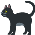 czarny kot — emotka w stylu X (Twitter), Twemoji