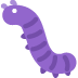 gąsienica — emotka w stylu X (Twitter), Twemoji
