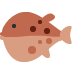 ryba rozdymka — emotka w stylu X (Twitter), Twemoji