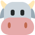 głowa krowy — emotka w stylu X (Twitter), Twemoji