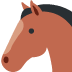 głowa konia — emotka w stylu X (Twitter), Twemoji