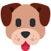 głowa psa — emotka w stylu X (Twitter), Twemoji