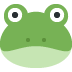 głowa żaby — emotka w stylu X (Twitter), Twemoji
