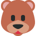 głowa niedźwiedzia — emotka w stylu X (Twitter), Twemoji