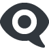 oko w dymku — emotka w stylu X (Twitter), Twemoji