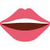 usta — emotka w stylu X (Twitter), Twemoji