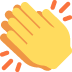 klaskanie — emotka w stylu X (Twitter), Twemoji