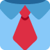 krawat — emotka w stylu X (Twitter), Twemoji