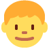 chłopiec — emotka w stylu X (Twitter), Twemoji