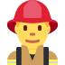 mężczyzna strażak — emotka w stylu X (Twitter), Twemoji