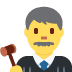 mężczyzna sędzia — emotka w stylu X (Twitter), Twemoji