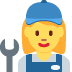 kobieta elektryk — emotka w stylu X (Twitter), Twemoji