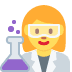 kobieta naukowiec — emotka w stylu X (Twitter), Twemoji