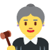 kobieta sędzia — emotka w stylu X (Twitter), Twemoji
