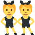 osoby z uszami królika na przyjęciu — emotka w stylu X (Twitter), Twemoji