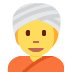 osoba w turbanie — emotka w stylu X (Twitter), Twemoji