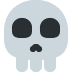 czaszka — emotka w stylu X (Twitter), Twemoji