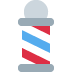 słup fryzjerski — emotka w stylu X (Twitter), Twemoji