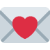 list miłosny — emotka w stylu X (Twitter), Twemoji