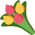 bukiet kwiatów — emotka w stylu X (Twitter), Twemoji