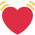 bijące serce — emotka w stylu X (Twitter), Twemoji