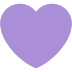 purpurowe serce — emotka w stylu X (Twitter), Twemoji