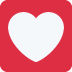 dekoracja z sercem — emotka w stylu X (Twitter), Twemoji