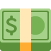 banknot dolara — emotka w stylu X (Twitter), Twemoji
