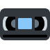 kaseta wideo — emotka w stylu X (Twitter), Twemoji