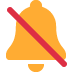 przekreślony dzwonek — emotka w stylu X (Twitter), Twemoji