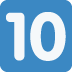 klawisz: 10 — emotka w stylu X (Twitter), Twemoji