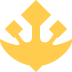 emblemat z trójzębem — emotka w stylu X (Twitter), Twemoji