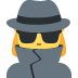 kobieta detektyw — emotka w stylu X (Twitter), Twemoji