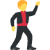 tańczący mężczyzna — emotka w stylu X (Twitter), Twemoji