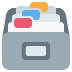 pudełko-kartoteka — emotka w stylu X (Twitter), Twemoji