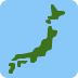mapa Japonii — emotka w stylu X (Twitter), Twemoji